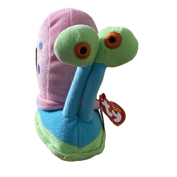 Sponge Bob Square Pants "GARY the SNAIL" Ty Beanie Babies - Picture 4 of 16